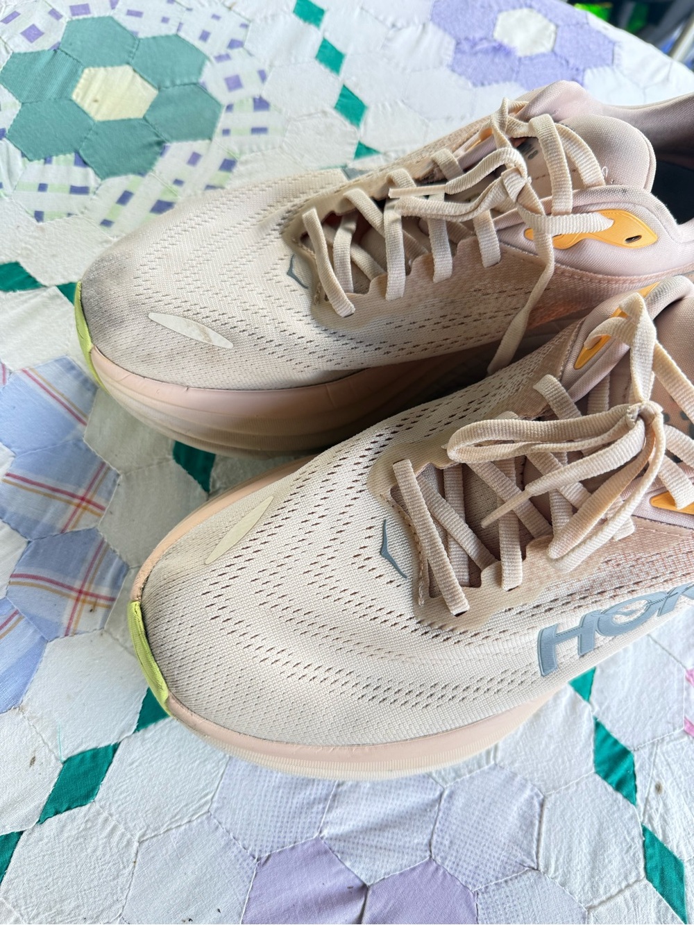 HOKA Bondi 8 Running Shoe, size 11, Cream Vanilla - Picture 12 of 16